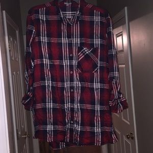Plaid woman’s shirt. NWT.